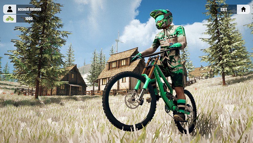 《山地自行车骑行模拟器》简体中文免安装版 游戏截图 2
